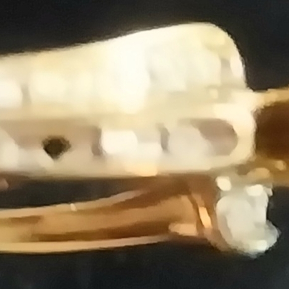 10k Diamond Solitaire Promise Ring - Picture 5 of 5